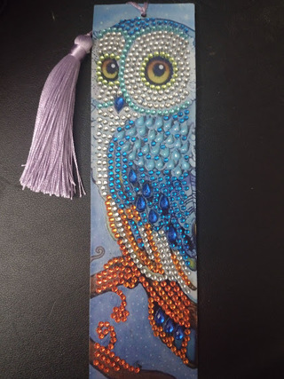 Handmade Leather Bookmark - Owl