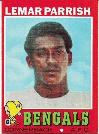 1971 TOPPS LEMAR PARRISH CARD