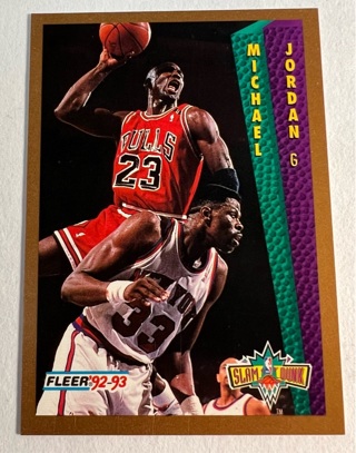 Michael Jordan 1992-93 fleer Slam Dunk