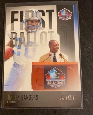 2022 Score First Ballot Barry Sanders #FB-BS