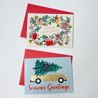 Two Christmas Seasons Greeting Cards 