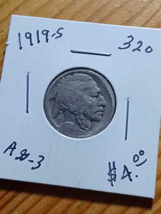 1919-S Buffalo Nickel! 0