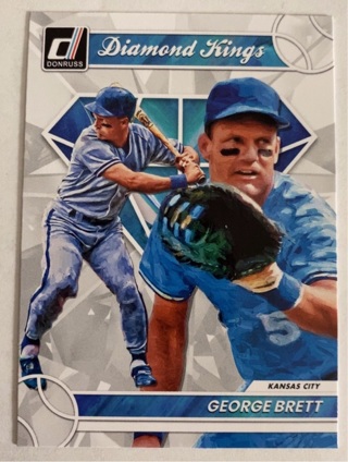 2023 Donruss Baseball Diamond Kings  #5 George Brett - Kansas City Royals