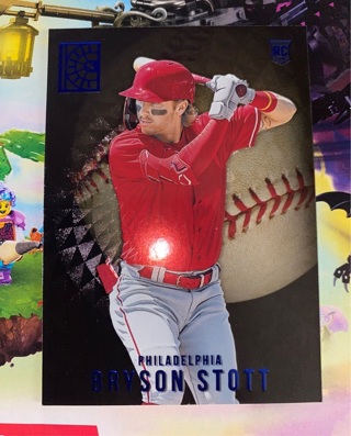 2022 Panini Capstone Luxury Suite Blue#102 Bryson Stott Rookie Phillies