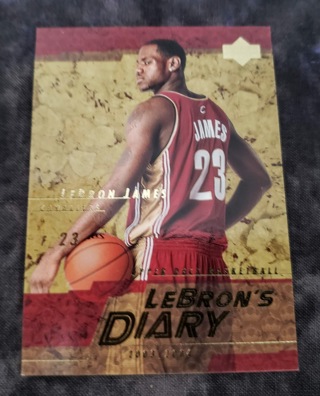 2003-04 Lebron James  Upper Deck - LeBron's Diary #LJ9 Rookie