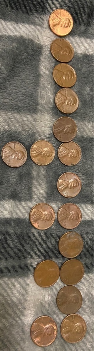 17 Coin Lot! US Pennies! 