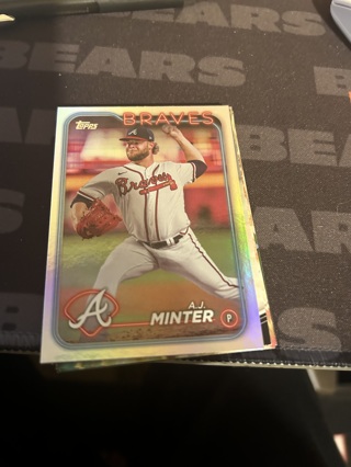 2024 topps rainbow foil a.j. minter