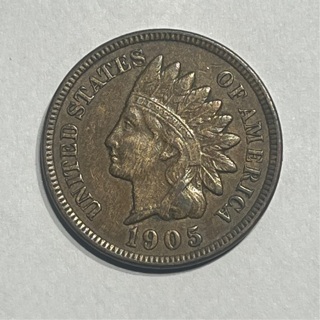 Strong XF+ 1905 Indian Head cent 