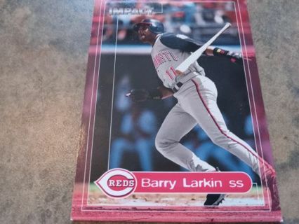 2000 SKYBOX IMPACT BARRY LARKIN CINCINNATI REDS BASEBALL CARD# 8