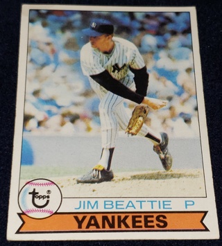 1979 ⚾ Topps Jim Beattie # 179 Rookie Card ⚾ New York Yankees