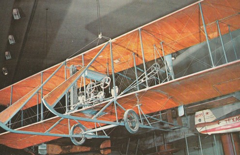 Vintage Unused Postcard: GIN: Early Wright Plane, Museum, Chicago, IL