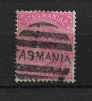 1878 Tasmania Sc60 1p Queen Victoria used