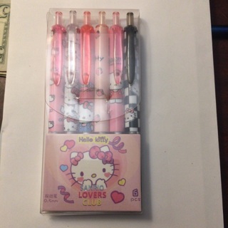 New 6 Pack of Hello Kitty Ink Pens-Read description before bidding 