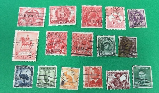 Australia stamp lot
