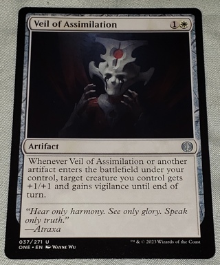 MTG✨ Veil of Assimilation (U) 037/271 Phyrexia: All Will Be One (ONE) ✨ Magic the Gathering (2023)
