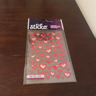 Sticko heart stickers 