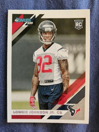 2019 Donruss Rookie Lonnie Johnson Jr.