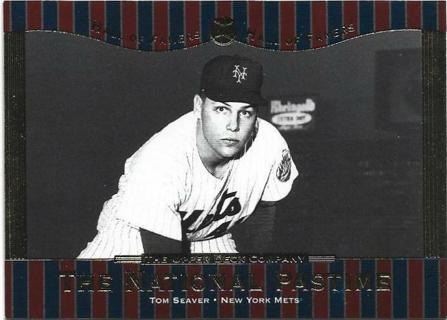 2001 UPPER DECK TOM SEAVER HALL OF FAMERS CARD