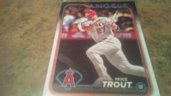 2022 TOPPS SERIES ONE MIKE TROUT ANGELS BASEBALL CARD# 27