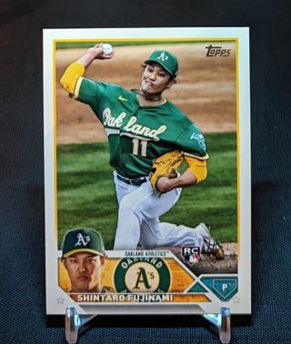 Shintaro Fujinami Rookie Card RC 2023 Topps Series 2 #561 Oakland Athletics