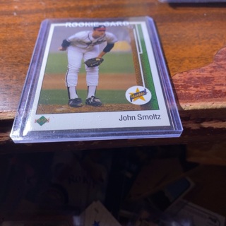 1989 upper deck John smoltz rookie baseball card 