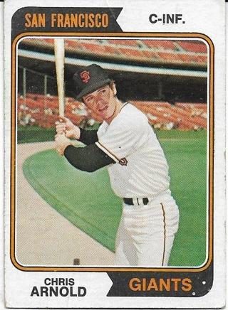 1974 TOPPS CHRIS ARNOLD CARD