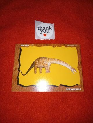 1992 Dinamation Dino Card