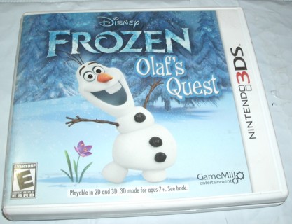 disney frozen olafs quest 3ds