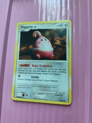 Happiny Pokemon Card