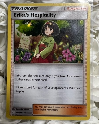 Erika's Hospitality 140/181 Holo Pokemon TCG