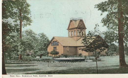 Vintage Used Postcard: gin z: 1908 Canton, Ohio