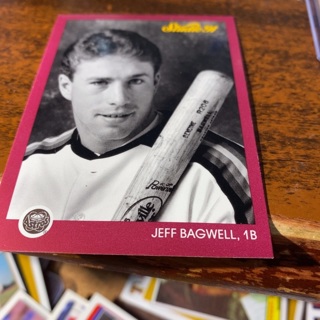 1991 leaf studio jeff bagwell baseball card 