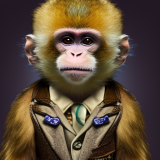 Listia Digital Collectible: [A17] Monkey Art Collection: #007
