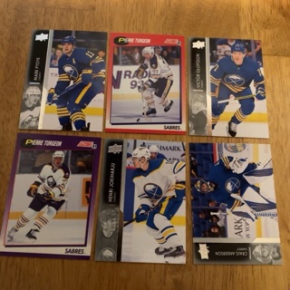 (6) Buffalo Sabres Cards Lot