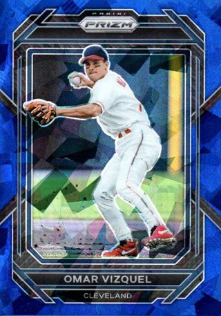 2023 Panini Prizm Omar Vizquel Blue Ice