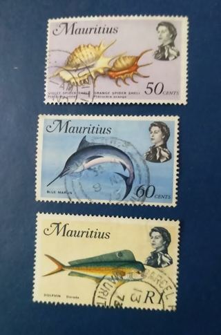 Mauritius : FISH x 3 [ at least 30 years old ]