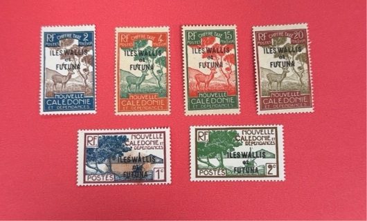 Nouvelle Caldonie stamp lot