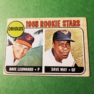 1968 - TOPPS EXMT - NRMT BASEBALL - CARD NO. 56 - 1968 ROOKIE STARS - ORIOLES