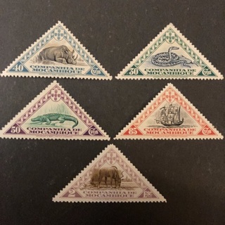 Mozambique Triangle stamps 