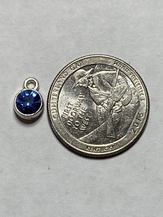 BIRTHSTONE CHARM~#5~DECEMBER~1 CHARM ONLY~FREE SHIPPING!