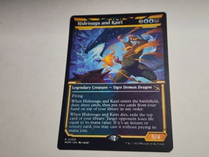 Magic the gathering mtg Hidetsugu and Kairi showcase rare March of the Machine