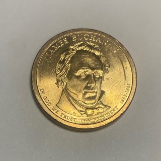 James Buchanan Gold Presidential One Dollar Coin!