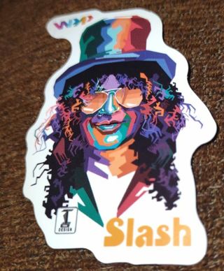 Slash Guns and Roses laptop computer band sticker Xbox PS4 luggage water bottle journal