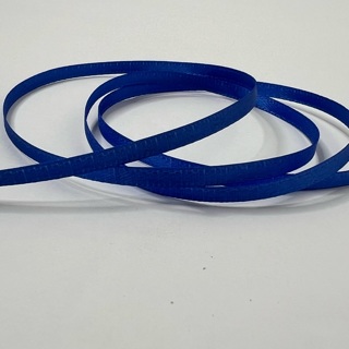 Azure Blue Satin 1/8” Wide Ribbon 