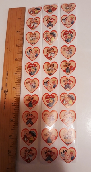 ❤️ (30) Vintage Victorian Valentine's Day Stickers ❤️