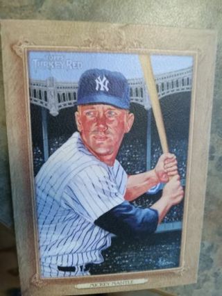 2007 TOPPS TURKEY RED MICKEY MANTLE NEW YORK YANKEES BASEBALL # 167