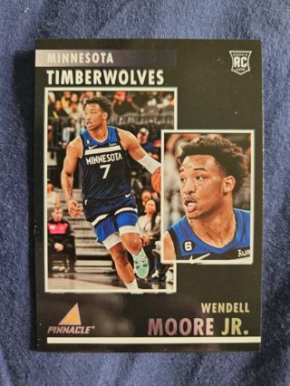 2022-23 Panini Chronicles Pinnacle Rookie Wendell Moore Jr.