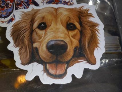 Dog Cute new 1⃣ vinyl lap top sticker no refunds regular mail very nice quality