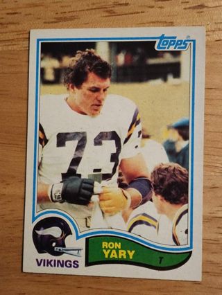 82 Topps Ron Yary #402