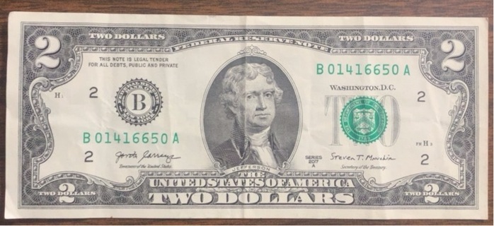 Two Dollar Bill, New York 